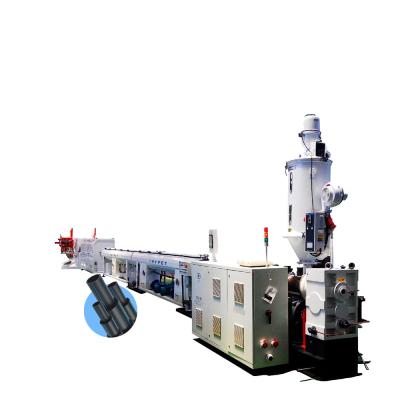 China SJ80/38 110-250mm Pipe Extrusion Production Line For Water Supply Pipe Gas PE HDPE Pressure Pipe en venta