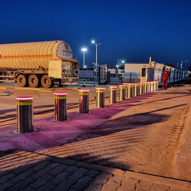 SINOMATIC Hydraulic Automatic Rising Bollard installation and design