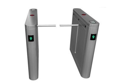 China Metro / Subway SS Drop Arm Turnstile Access Control With Infrared Photocell for sale