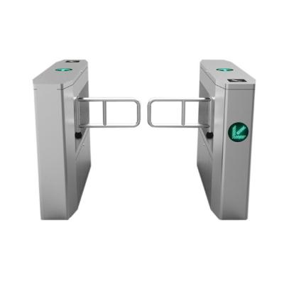 China Auto Pedestrian Swing Arm Barrier Gate One Way Two Way Channel Entrance Control for sale