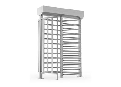 China Pedestrian Glass 600 Mm Width Construction Site Fast Opening Full Height Turnstiles for sale