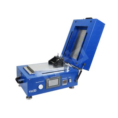 China Automatic Film Battery Coating Machine Top Heat Cover 250mm Maximum for sale