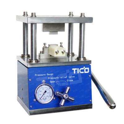 China Ox-horn Supercapacitor Manual Riveting Machine for sale