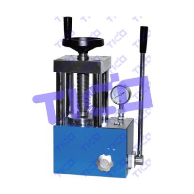 Chine 15T 	Machine hydraulique de presse de Tablette de poinçon simple d'équipement de laboratoire de cellules de pièce de monnaie à vendre