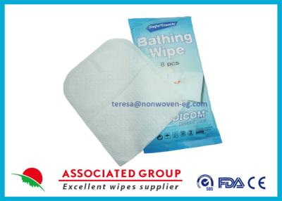 China Wet Nonwoven Exfoliating Hand Gloves For Medical , Baby Wipe Gloves for sale
