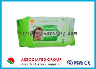 China Portable Individually Wrapped Baby Wipes Organic Family Pack 80Pcs for sale