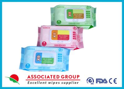 China Various Packages Baby Wet Wipes Plain Spunlace Nonwoven Bulk Alcohol Free for sale