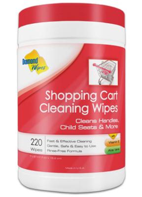 China 220 Dry Wipes For Shopping Cart Cleaning Wipes Manufacturer Kill 99.999% Of Bacteria for sale
