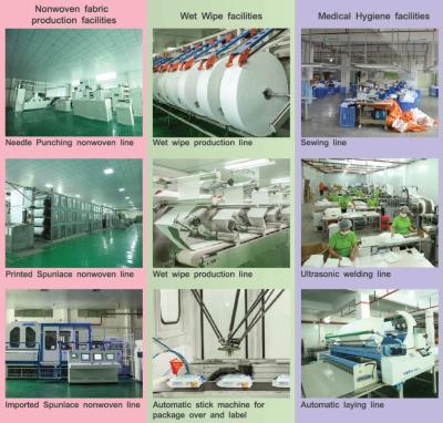 China Customize Needle Punching Nonwoven Medical And Hygiene Product One Stop Service for sale