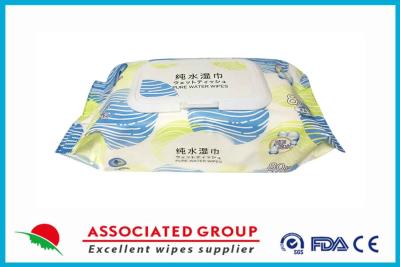 China EDI Pure Water Wet Wipes Weakly Acid High Quality Non Woven Fabric for sale