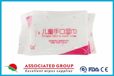 China No Pigment Children Hand To Mouth Wipes, Mild and Pure, Food Material for sale