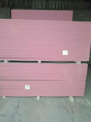 China Ivory Color Fire Resistant Plasterboard , Paper Faced Gypsum Board 1220mm X 2440mm for sale