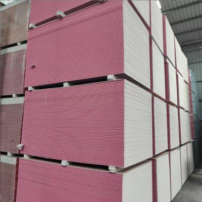 China Indoor 9.5 Mm Gypsum Board , Fireproof Gypsum Wallboard 1220mm X 2440mm for sale