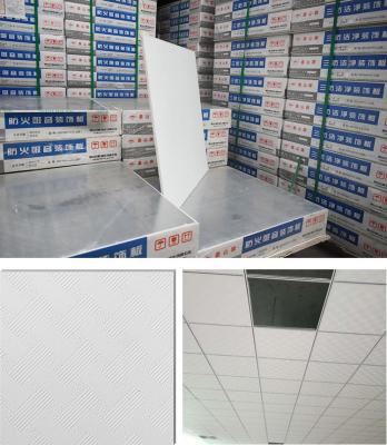 China teto da gipsita do PVC de 600x600mm, placa de gesso falsa do teto para a decoração interior do teto à venda