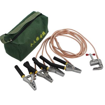 China Three phase 25mm Plug Construction Earth Wire Personal Grounding Wire Safety Tools for sale