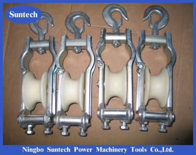 China Sitting and Hanging Type SHCN Series Single Nylon Sheave Conductor Stringing Block for sale