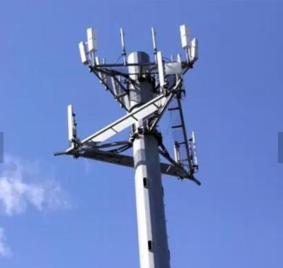 China 4G Steel Monopole Tower For Telecommunication Industry for sale