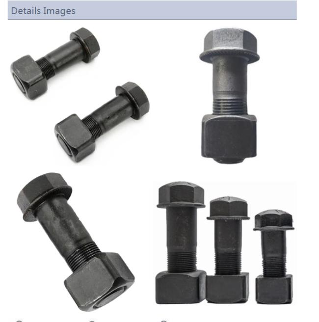Kubota KX161/183 and Yanmar Vio80/100 mini excavator track shoe bolts
