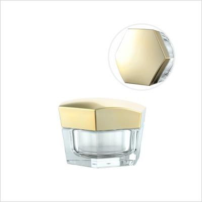 China 30g 50g Luxury Acrylic cream jar for Cosmetic Skincare Packaging Cream Jars for sale