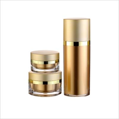 China Wide Mouth Double Wall Cream Jar 30g 50g Small Lotion Jars Screw Cap for sale