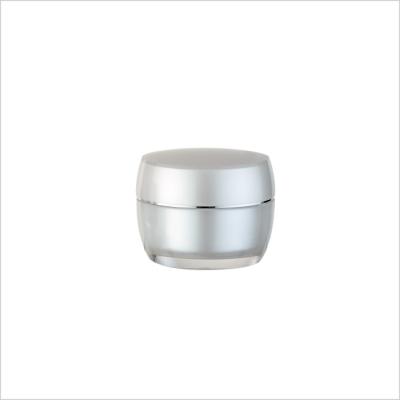 China Empty 10g 15g 50g 30ml 50ml Cosmetic Jars Double Layer Drum Shaped for sale