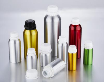 China Essential Oils Flavors Aluminum Bottle And Jar PP Tamper Evident Screw Cap for sale