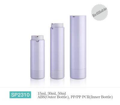 China UV Coating Airless Dispensing Bottle Customized T/T Logo Silk Screen / Hot Stamping en venta