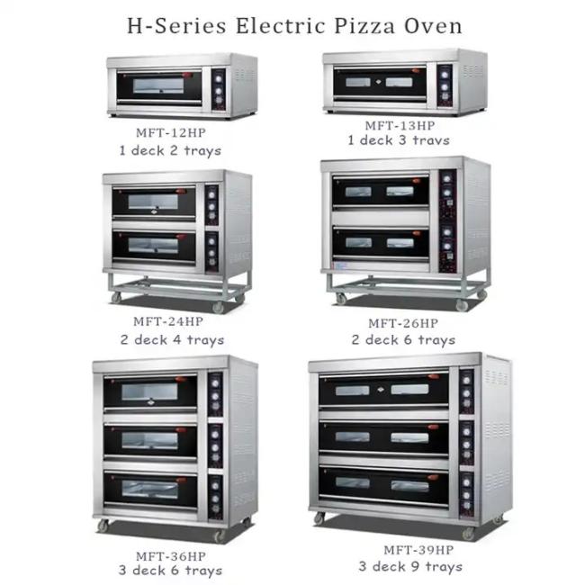 Luxurious 3 Layer 3-9 Tray Intelligent Customized 3-Layer High Temperature Smart Baking Oven