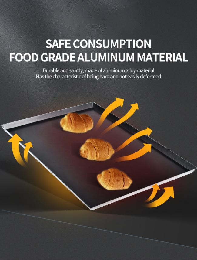 400*600 Retangle Baking Oven Tray Pan Plate Food Grade Non-Stick Coating Bakeware
