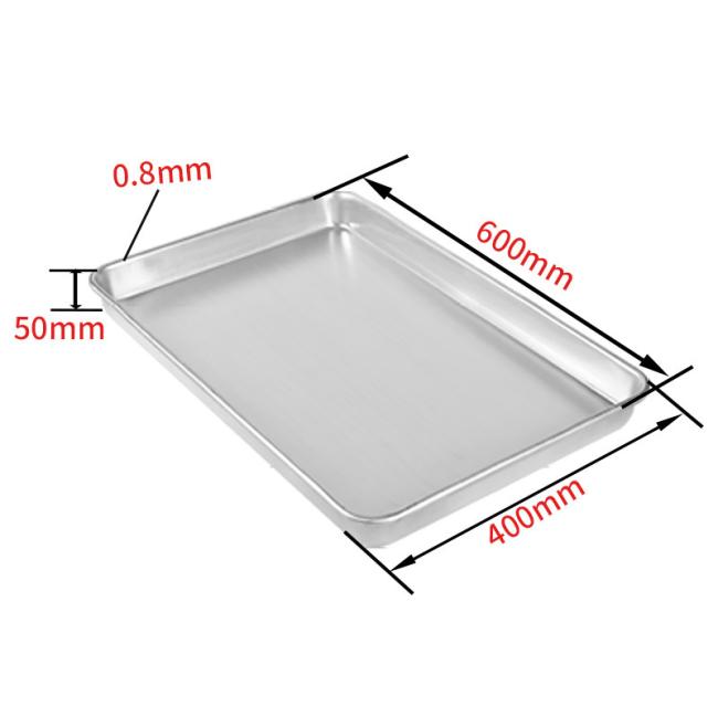 Aluminum Baking Pan Plate Tray with Stocked Oven Inventory