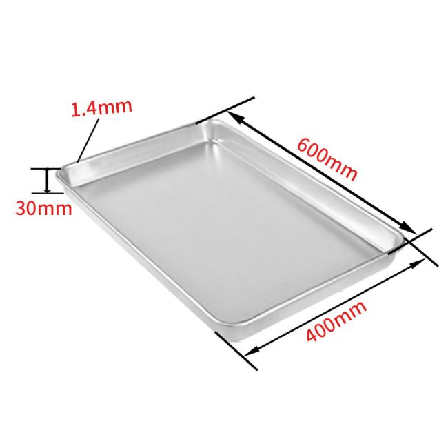 Aluminum Baking Pan Plate Tray with Stocked Oven Inventory