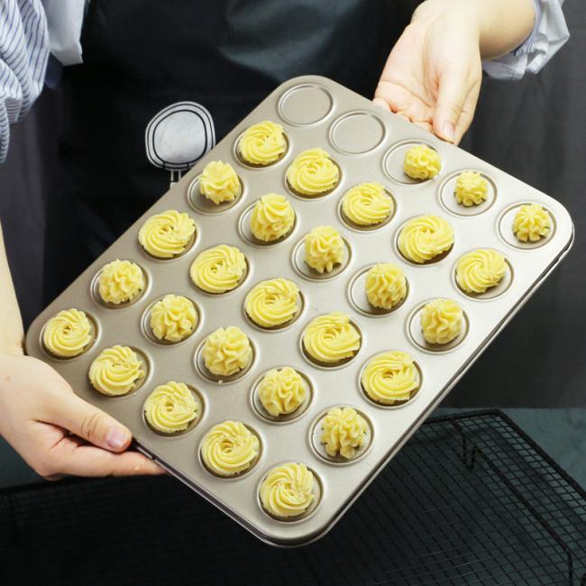30-Piece Non-Stick Baking Sheet Macaron Cookie Bakery Mould
