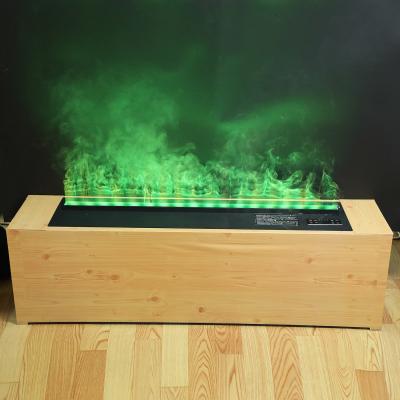 China Decoration Heating Water Vapor 3-In-1 Multi-Function Simulated Flame Color Change Electric Fireplace for sale