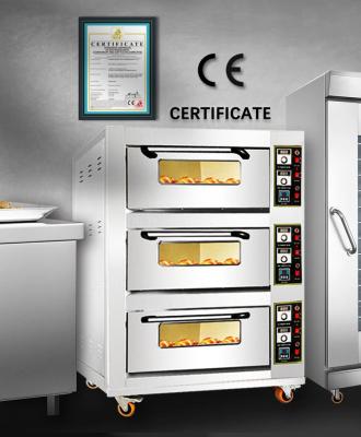 China Far Infrared Heat Pipe Radiation Standard Gas Oven For Baking In Commercial Kitchen for sale