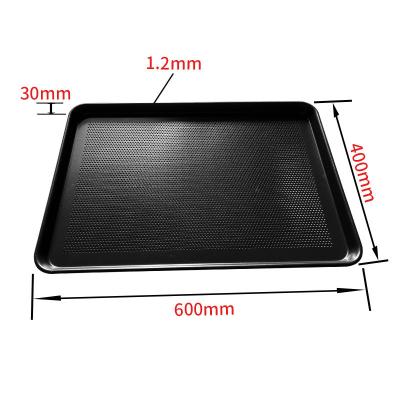 China Multi - Type Non - Stick Carbon Steel Punched Heat Resistance Baking Sheet Cake Pan for sale