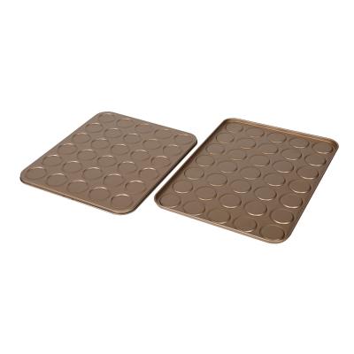 China Carbon Steel Baking Molds Bakeware Bakery Tray For Macarons Baking for sale