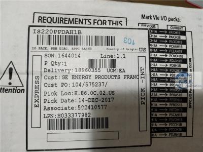 China General Electric IS220PPDAH1B Mark VIe Power Distribution System Feedback model I/O pack module for sale