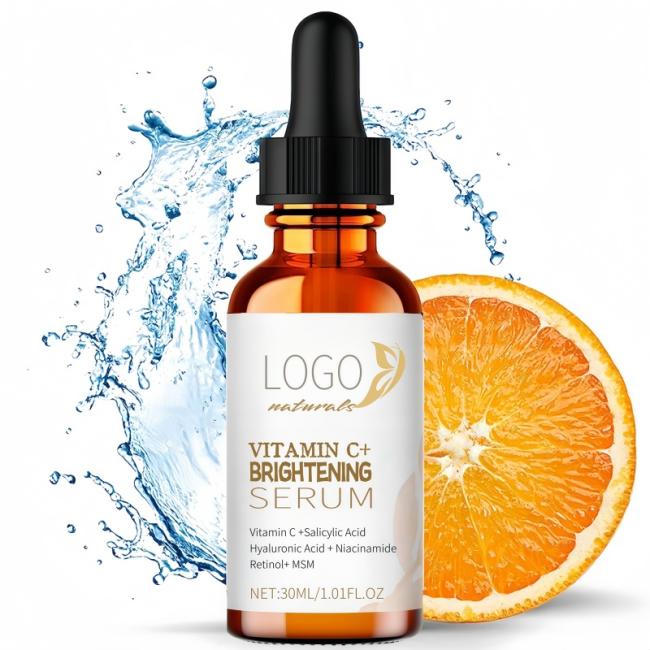 MRUIS Vegan Vitamin C Serum Anti-Aging & Anti-Wrinkle Skin Care Rejuvenating Whitening & Cruelty Free Custom Logo Serum Vc