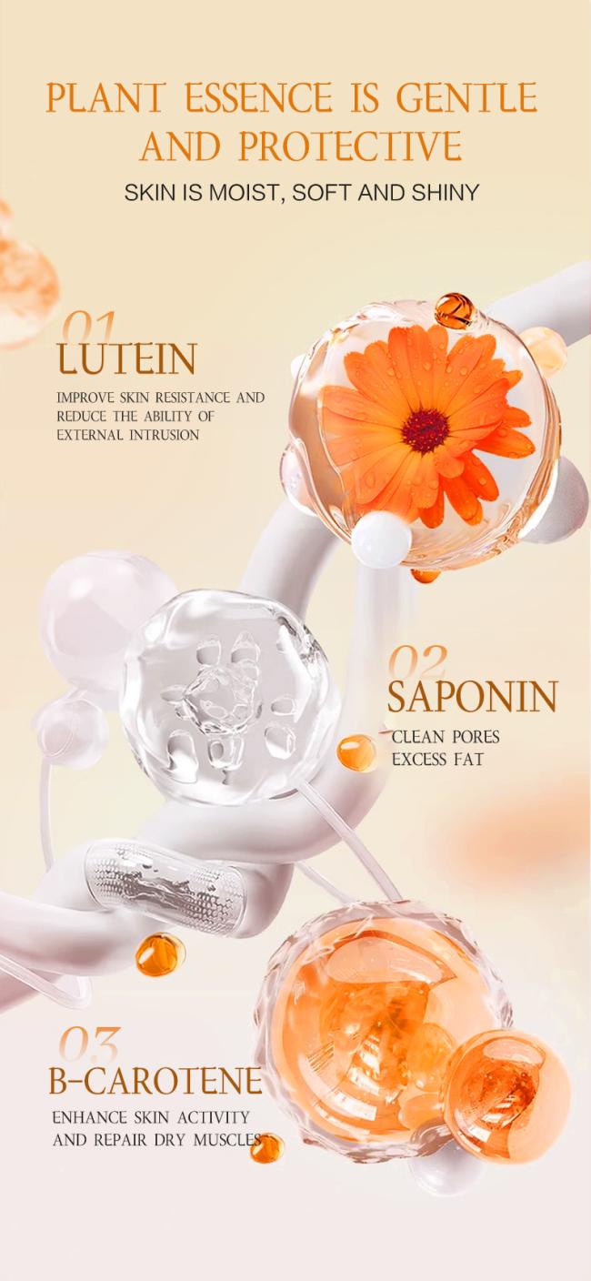 100% Pure Organic Water Hydrating Face Mist Brightening Moisturizing Petal Calendula Face Toner