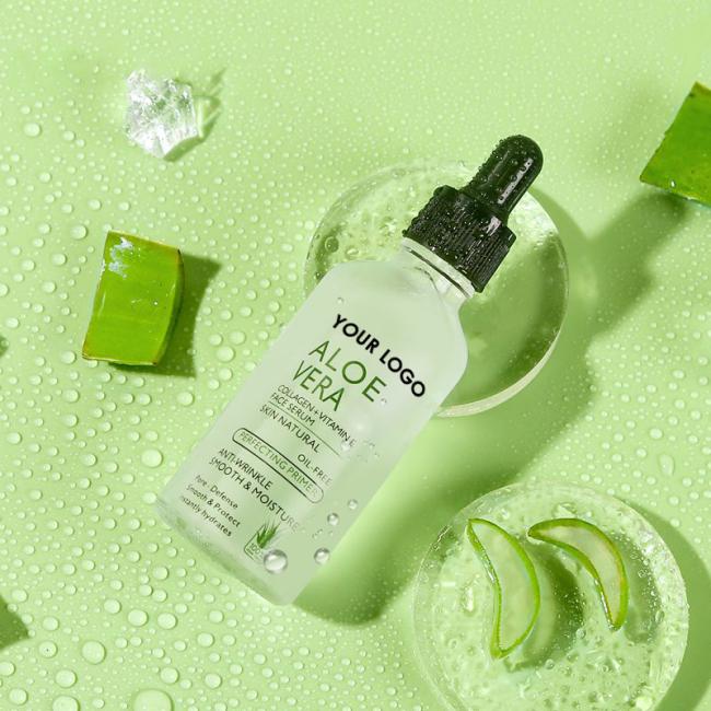 Aloe Vera Collagen Vitamin Face Serum Moisturize and Nourish the Skin Anti-wrinkles Firm Sooth and Repair Skin Facial Essence