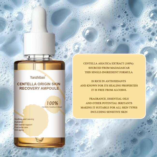 Centella Asiatica Facial Serum 3.38 Fl.oz (100ml) Liquid Ampoule for Face