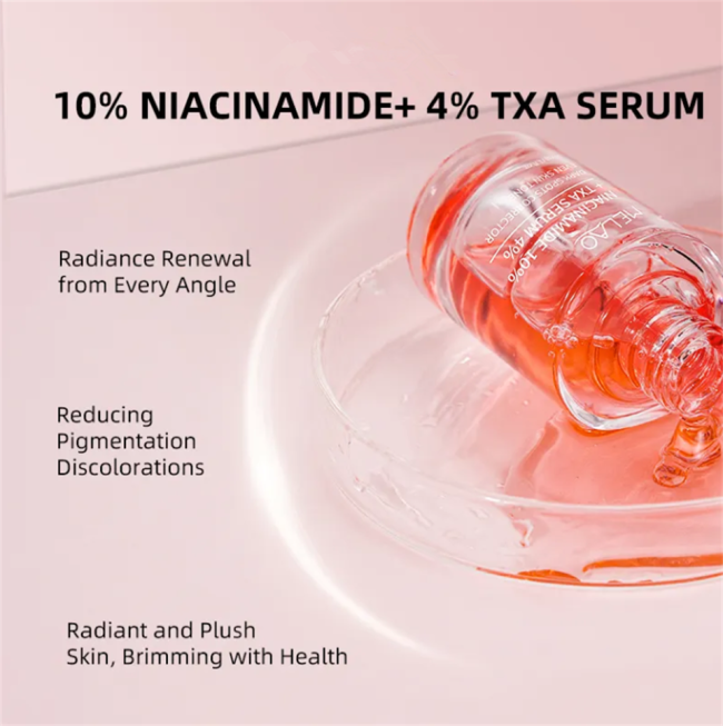 Wholesale 30ml High Quality Niacinamide 10% + TXA 4% Dark Spot Correcting Serum for Sensitive Skin Fragrance-Free Daily