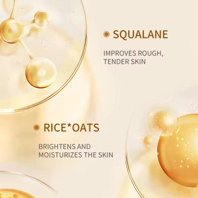 Korean Moisturizing Day and Night Dry Skin Cream Natural Rice Whitening Face Cream