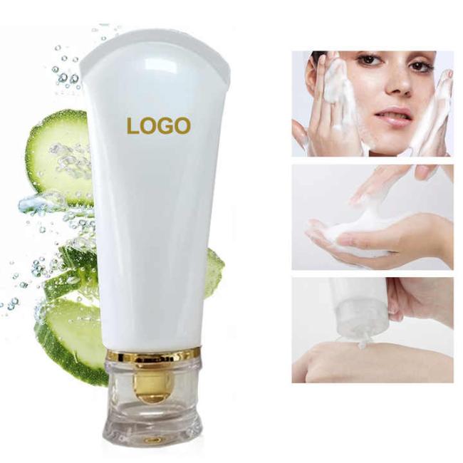 Private Label Makeup Organic Face Cleansing Gel Cream Vitamin c Amino Acids Natural Facial Cleanser