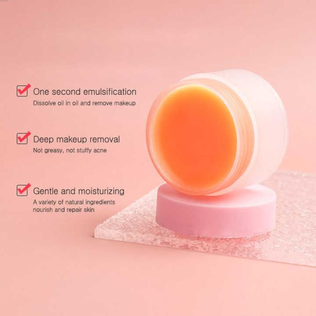 OEM Face Make up Remover Facial Makeup Remover Cream Lip & Eye Makeup Removing Balm Bulk