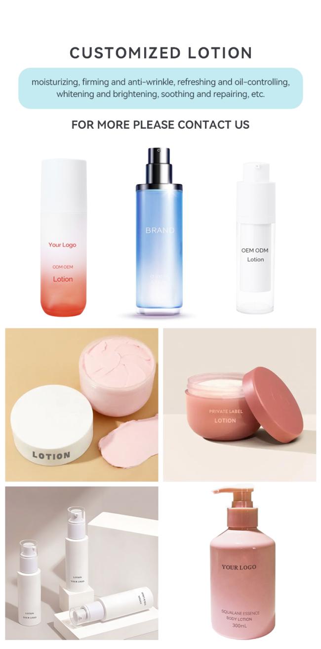 Wholesale Moisturizing Brightening Skin Whitening Body Lotion Collagen Retinol Vitamin C Body Lotion