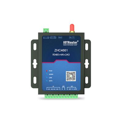 China 4AI 2AO 4 20 MA Controller Point To Point Modem Industrial Iot Data Logger for sale