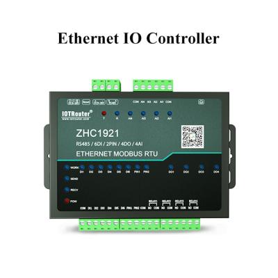 China Industrial RS485 Ethernet IO Controller With 4DI 4DO 4AI Ports for sale