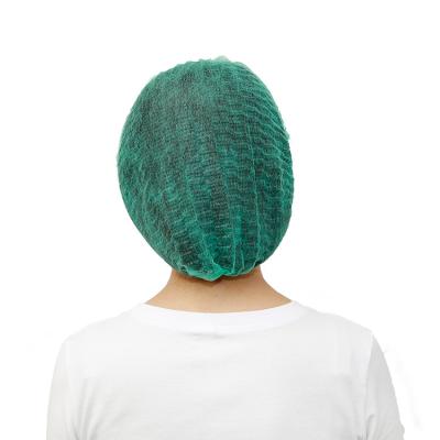 China Anti-dust Disposable Cap PP Clip Mob Cap Single&Double Elastic Hair Net Mob Cap for sale