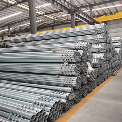 China DC53D Galvanized Steel Pipe Round Tube 90mm OD 8mm Thick Sliver White SUS for sale
